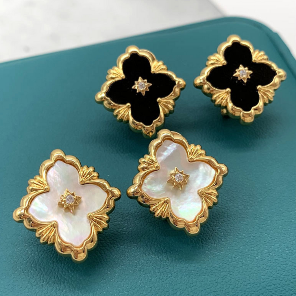 Vintage Clover Earring