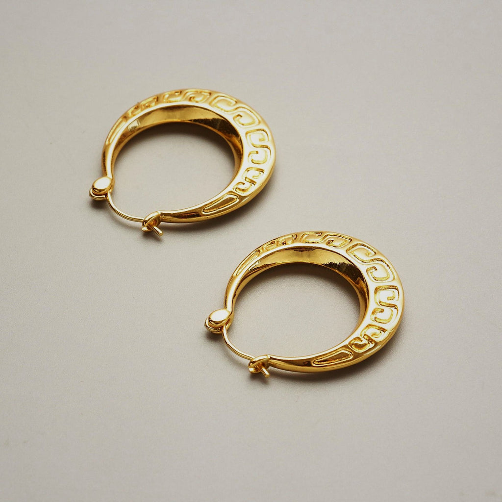 Vintage Hoop Earring