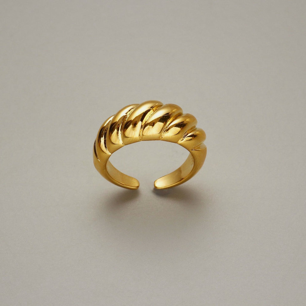 Croissant Gold Ring