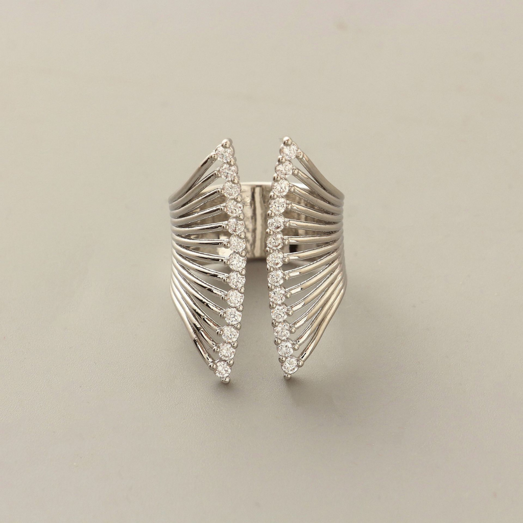 Silver Scallop Shell Ring