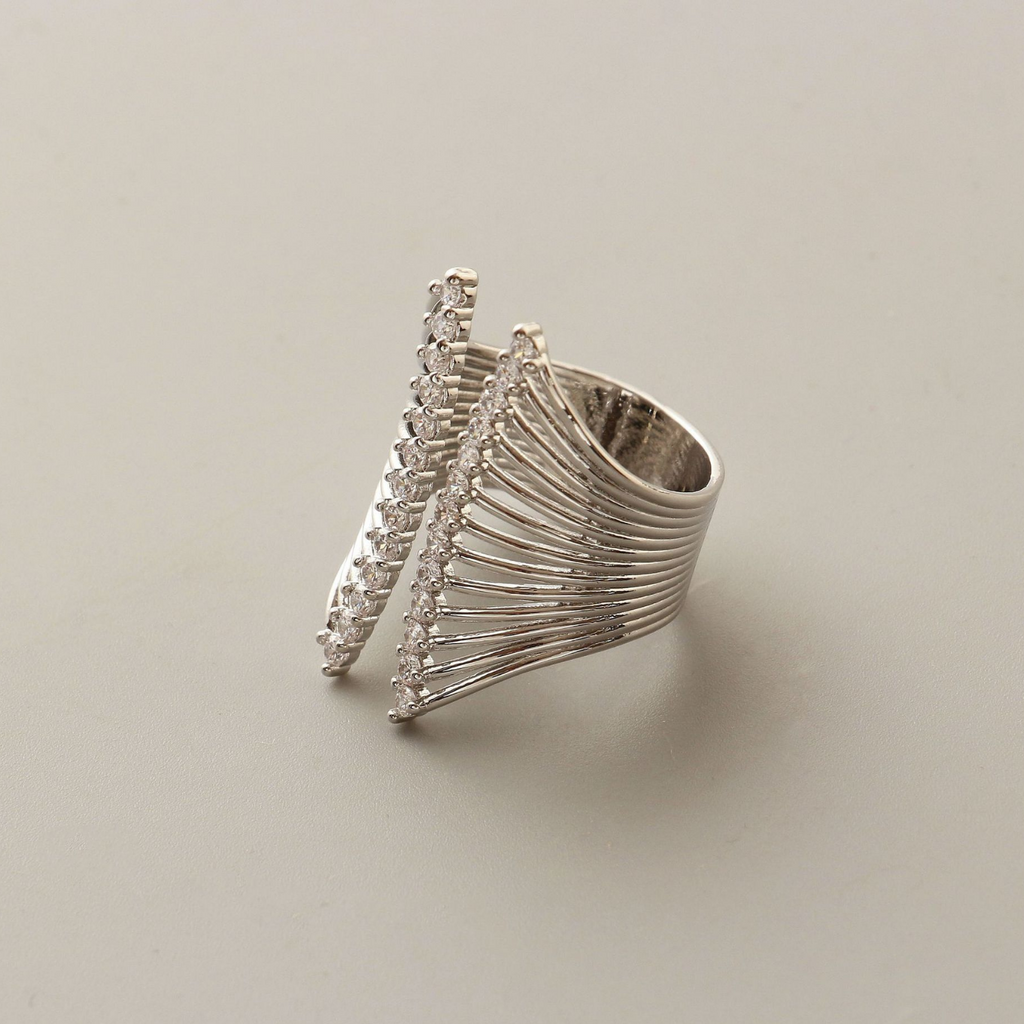 Silver Scallop Shell Ring