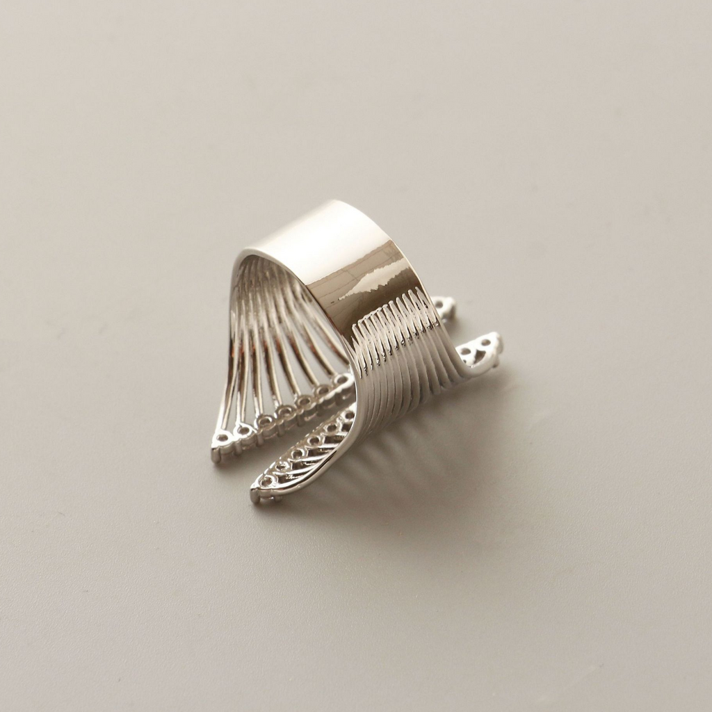 Silver Scallop Shell Ring