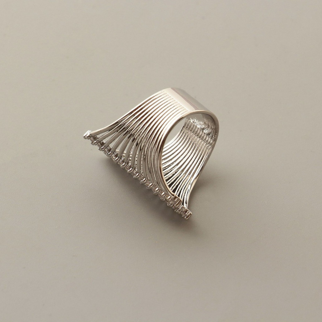 Silver Scallop Shell Ring