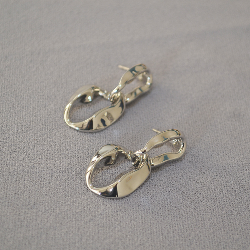 Vintage Double Ring Earring