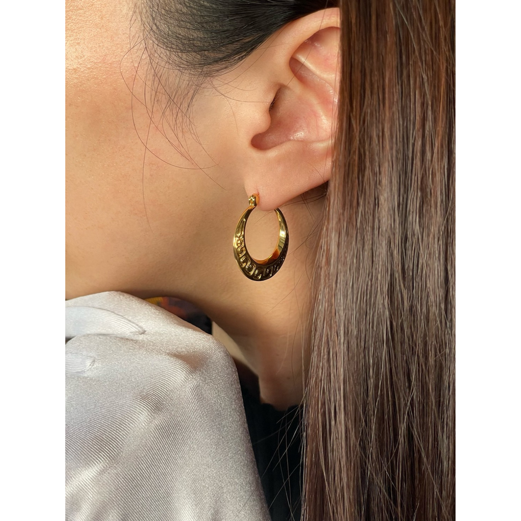 Vintage Hoop Earring