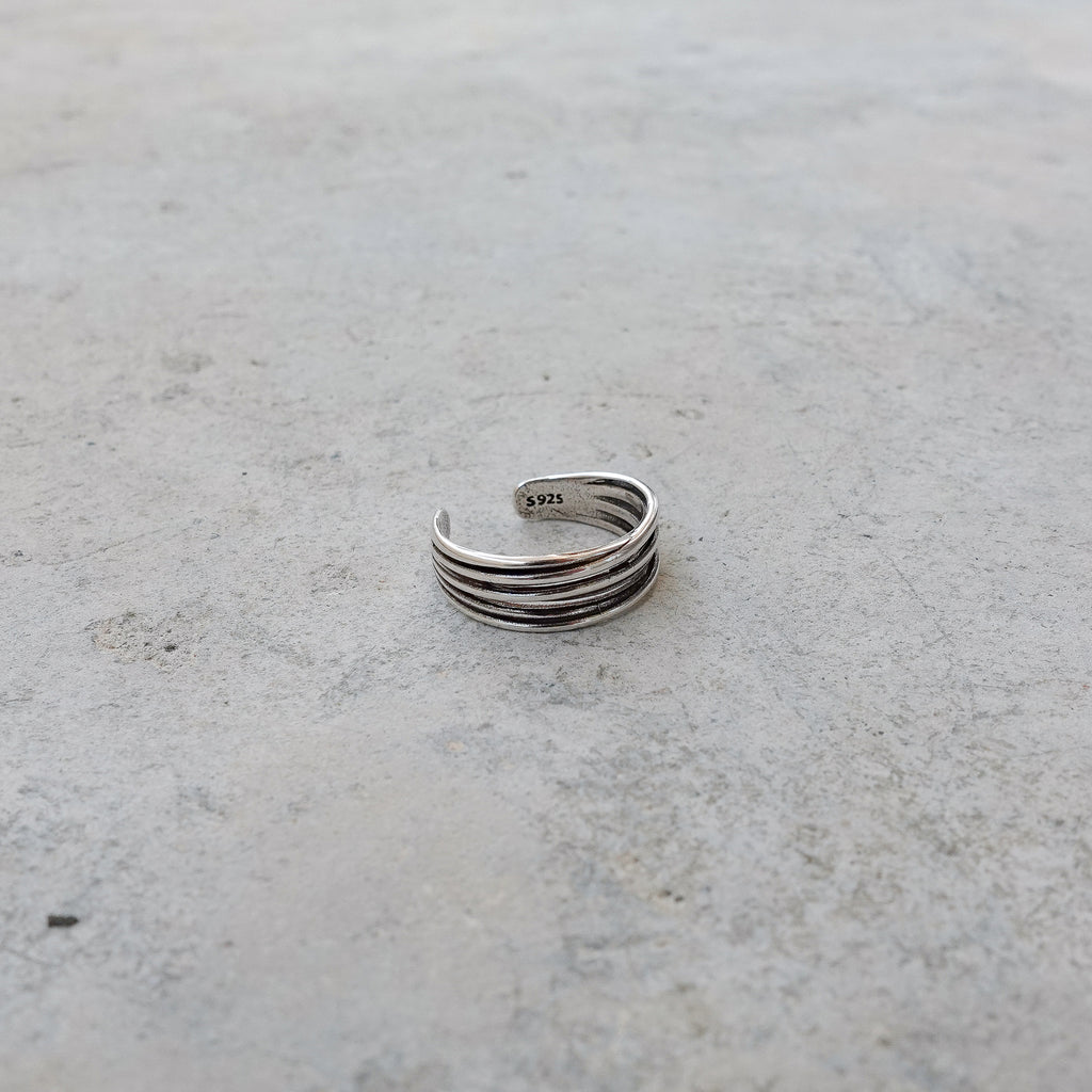 s925 Vintage Winding Ring