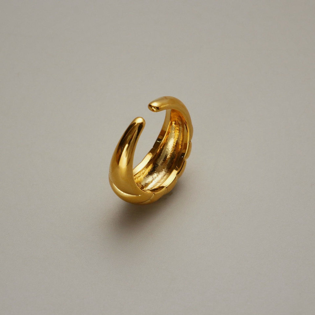 Croissant Gold Ring