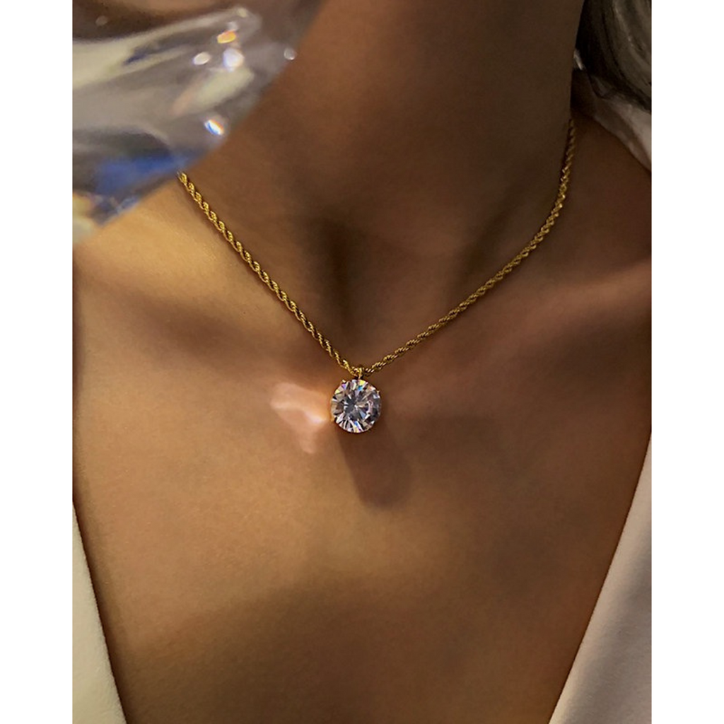 Big Zircon Necklace