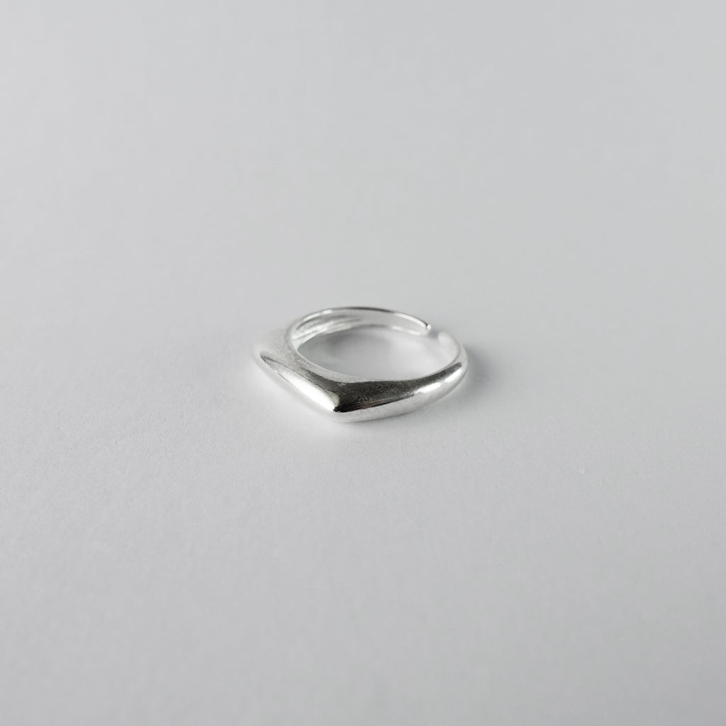 s925 Simple horizontal  ring