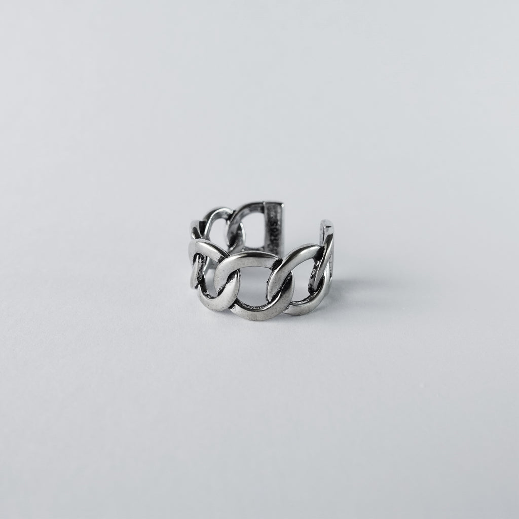 s925 Bold Chain Ring